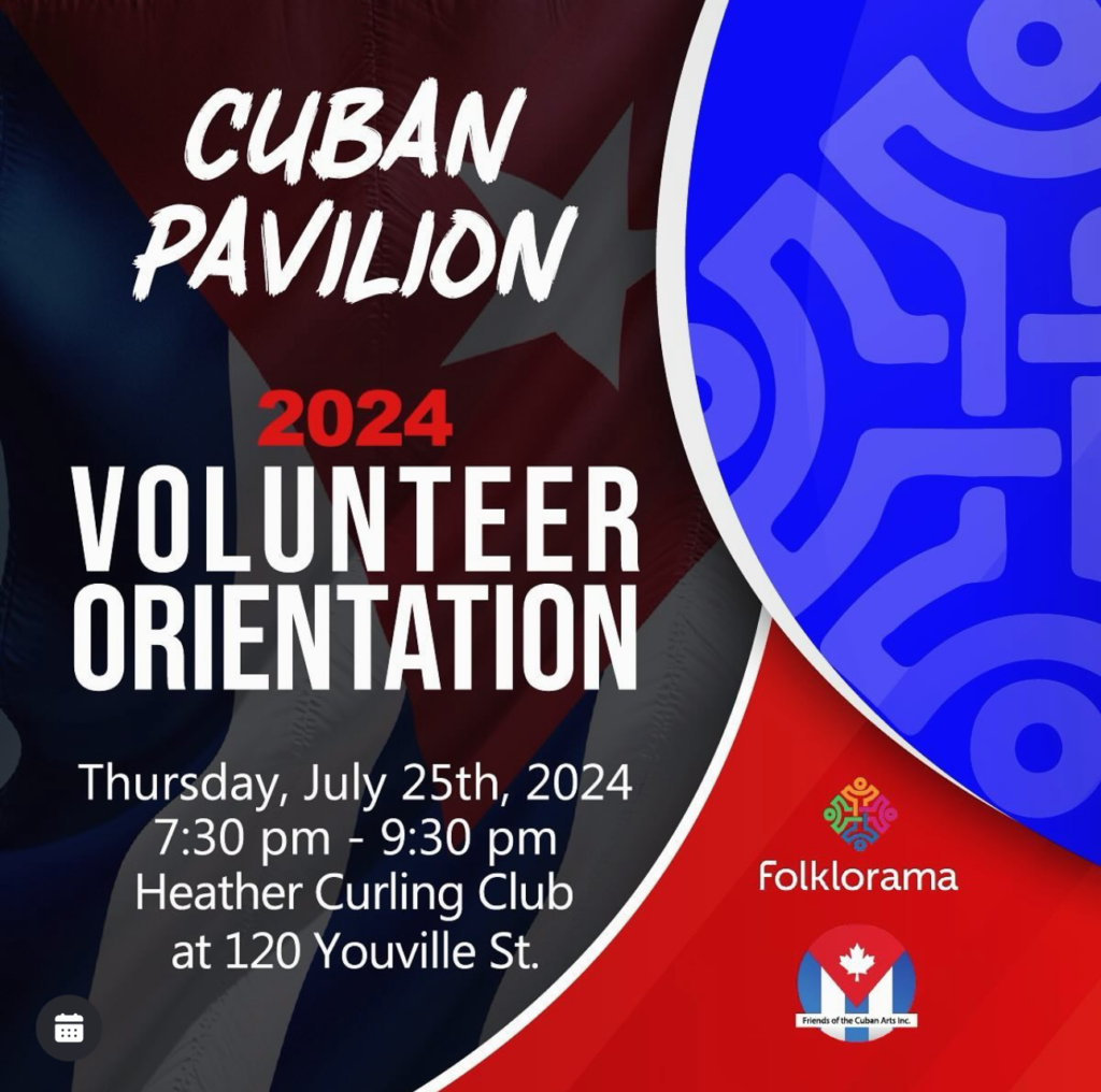 Volunteer Orientation 2024-Friends of the Cuban Arts